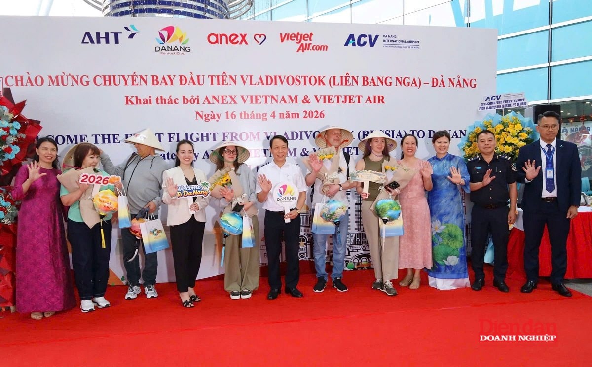 Đà Nẵng đón chuyến bay đầu tiên từ thị trường Nga